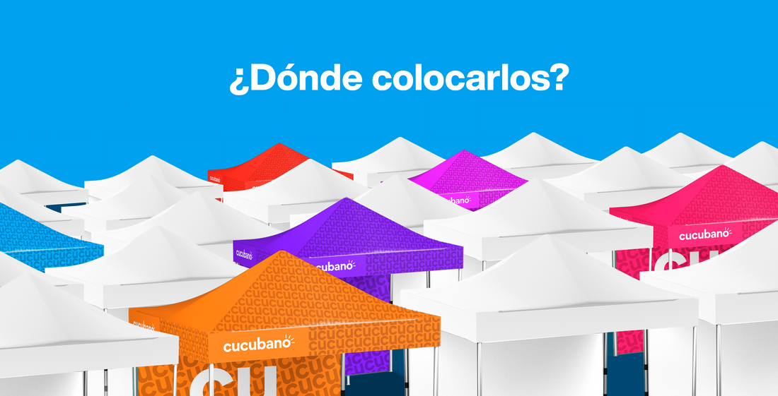 ¿Dónde usar su carpa personalizada?