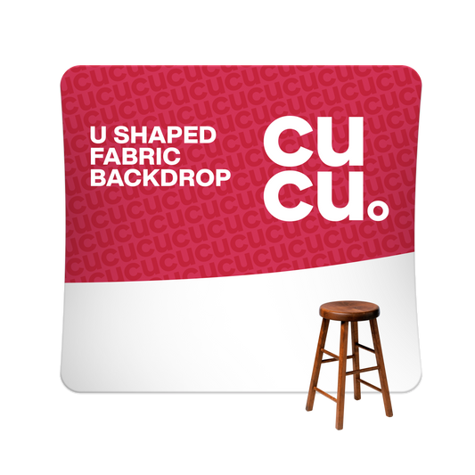 U Shaped Fabric Backdrop